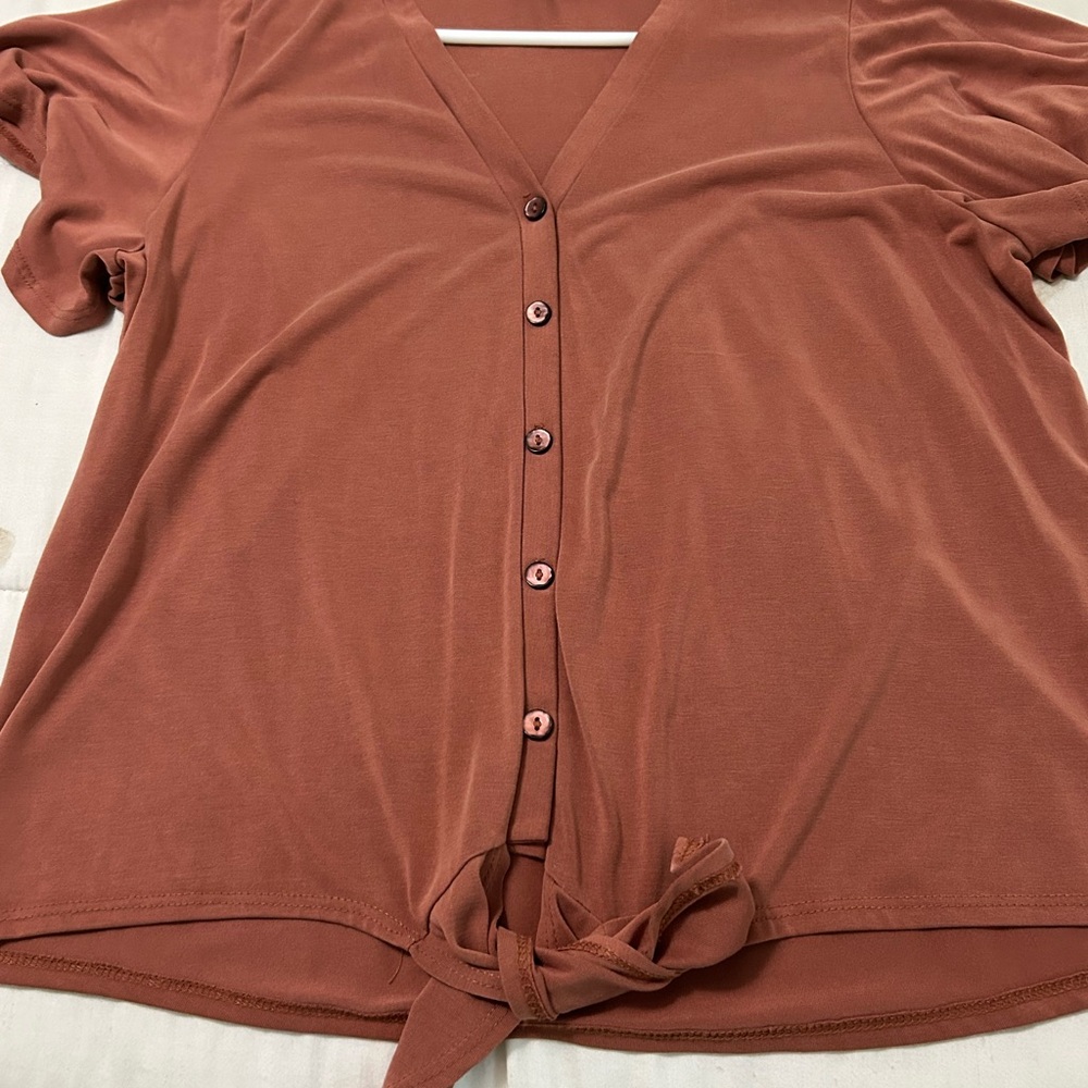 Playful light summer eve top